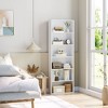 Aoibox 6-Tier Open Bookcase Tall Freestanding Display Storage Shelves for Bedroom Living Room Office White 70.9 Inch - 4 of 4