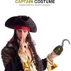 4E's Novelty Pirate Hook Hand (2 Pack) 8" Pirate Hooks for Men, Women, Boys, & Girls - Black & Gold Skull Pirate Accessories for Pirate Costume Prop - 2 of 4
