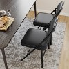 coucheta Folding Chairs With Padded Cushion and Back, Metal Frame Hold Up to 350 Lbs - 3 of 4
