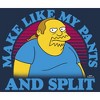 Men's The Simpsons Make Like my Pants and Split Long Sleeve Shirt - 2 of 4