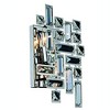 Elegant Lighting Picasso 2 light Chrome Wall Sconce Clear Royal Cut Crystal - 3 of 4