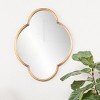 GlasFlength Decorative Wall Mirrors Wall Art Novelty Mirror Vanity Mirror Accent Mirror Metal Frame Mirror for Living Room, Gold, 30"*1.75"*36" - 2 of 4