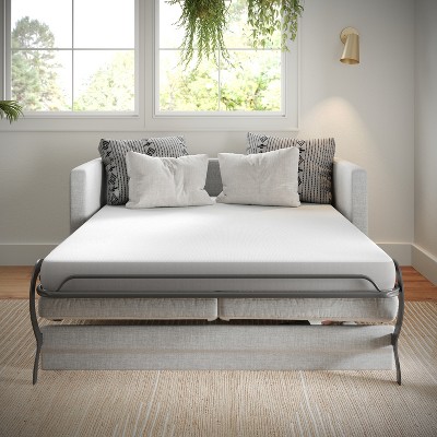 Full White Memory Foam Sofa Bed Mattress