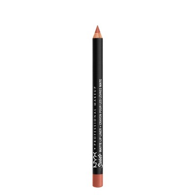 NYX Professional Makeup Suede Matte Velvet Smooth Lip Liner - Vegan Formula - Rose The Day - 0.035oz