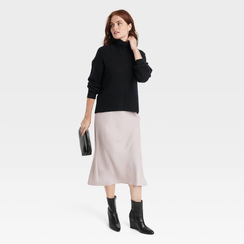 Women's Midi A-Line Slip Skirt - A New Day™, 4 of 11