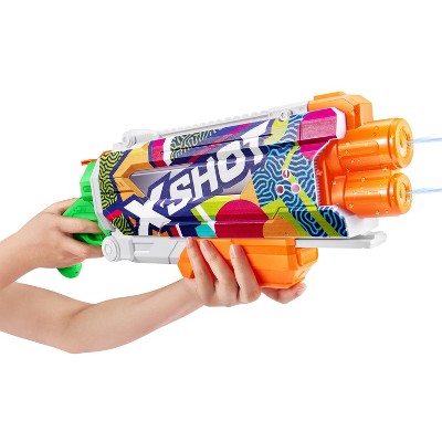 X-Shot Water Fast-Fill Skins Pump Action Water Blaster Toy - Ripple by ZURU