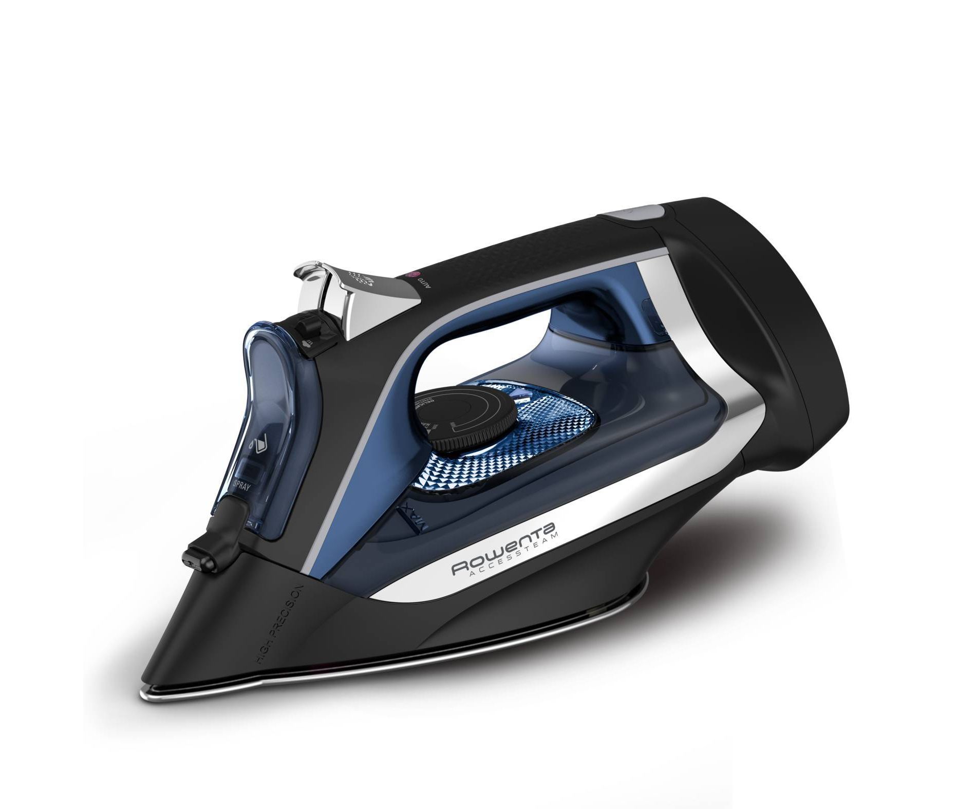Rowenta Steam Iron Access Steam Vertical Steaming Blue/Black