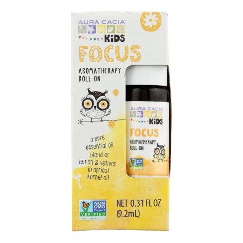 Aura Cacia Kids Focus Aromatherapy Roll-On Essential Oil - 0.31 fz - image 1 of 4