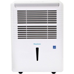 Keystone 35 Pint Portable Dehumidifier: 3-Speed, Energy Star Certified, No Filter Needed, 2500-3000 sq. ft. Coverage - 1 of 4