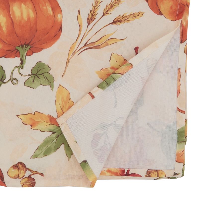 Saro Lifestyle Fall Tablecloth With Pumpkin Design, 2 of 6
