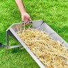 VEVOR Livestock Feeding Trough,22 Gallon Capacity,45" Hay Feeder, Heavy Duty Steel Livestock Trough, Galvanized Steel Sheep Feeder Trough Feeding up - 2 of 4