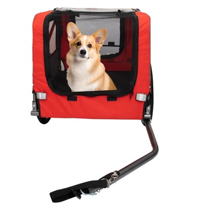 Gulches Pet Strollers: Heavy Duty Foldable Utility Dog Carrier Bicycle Trailer