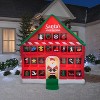 Gemmy Christmas Airblown Inflatable Advent Calendar, 8 ft Tall, Red - 2 of 4