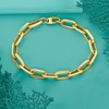 Ross-Simons Italian 14kt Yellow Gold Oval Paper Clip Link Bracelet - 3 of 4