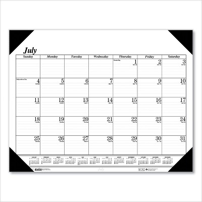 House of Doolittle Recy Economy 14-Month Academic Desk Pad Calendar 22 x 17 2021-2022 12502