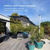 PURPLE LEAF 10/11/12/13ft Outdoor Patio Cantilever Umbrella with Base Offset Umbrella 360 Degree Rotation Round Umbrella for Deck Pool Garden - 3 of 4