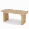 Kumasinova 62.2" Rectangle Dining Table,Modern Kitchen Table with Wood Tabletop,Center Table for Dining Living Room,Meeting Room - 2 of 4