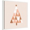 Amanti Art Pastel Christmas Tree by Orara Studio Canvas Wall Art Print Framed 22-in. W x 22-in. H. - 2 of 4