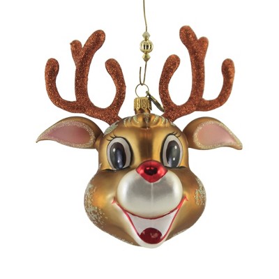 Blu Bom 6.0" Clarence Christmas Ornament Reindeer  -  Tree Ornaments