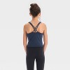 Girls' Strappy Crop Tank Top - All In Motion™ - 2 of 3