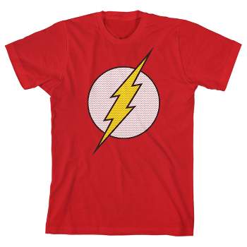DCO Flash Logo Youth Boys Red T-Shirt