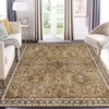 Washable Rug Vintage Rug Non Slip, Retro Oriental Carpet, Soft Non Shedding Thin Floor Covering - 4 of 4