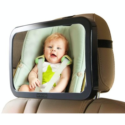 Image of Enovoe Baby Car Mirror with Cleaning Cloth and 360 Swivel Rear Facing Car Seats