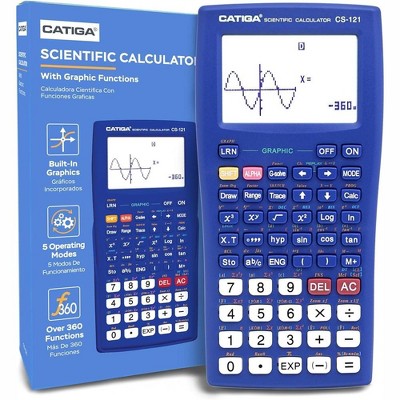 CATIGA CS-121 Scientific Calculator with Graphic Functions (Blue)