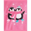 The Children's Place Toddler Girls Long Sleeve Penguin Snug Fit Cotton Pajamas - 2 of 4