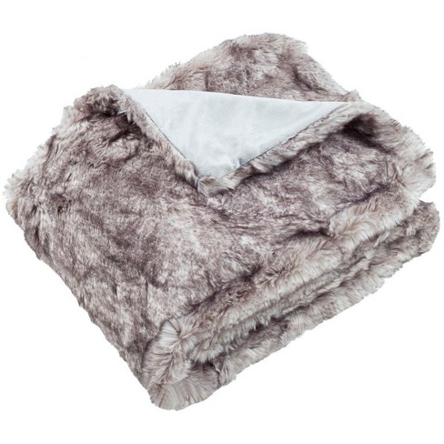 Fake chinchilla blanket clearance