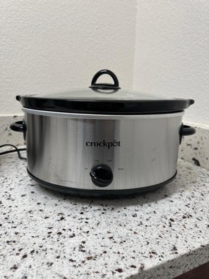  Crock-Pot SCCPVR700SA - Olla de cocción lenta de 7 cuartos de  galón, acero inoxidable cepillado : Hogar y Cocina