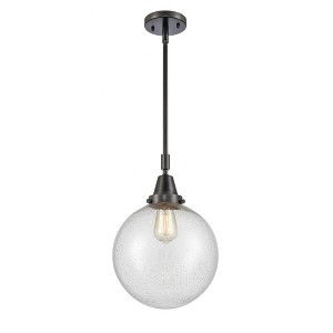 Beacon - 1 Light Stem Hung Mini Pendant In Industrial Style-14.13 Inches Tall and 10 Inches Wide - 1 of 1