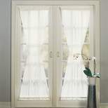 Emily Voile Rod Pocket Sheer Door Curtain Panel - No. 918