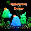 JDICTION Halloween Silicone Resin Molds (5PCS) – Cute Figurine Moulds (Ghost/Cat Pumpkin/Witch Hat) for Epoxy/Candle/Plaster, Autumn Party Decor - 3 of 4