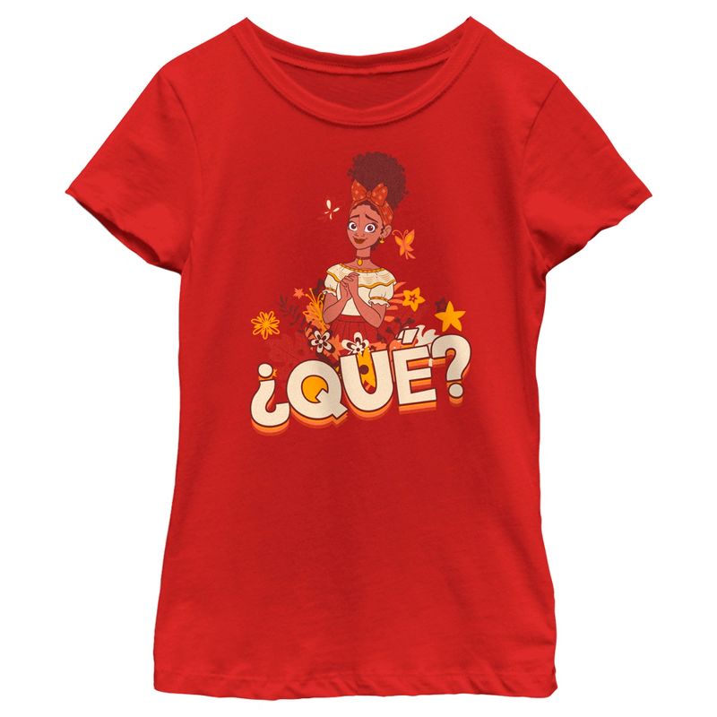 Girl's Encanto Dolores Que? T-Shirt, 1 of 6