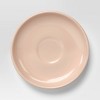 2pc 4.3 fl oz New Modern Coupe Espresso Mug with Saucer Pink - Threshold™ - 4 of 4