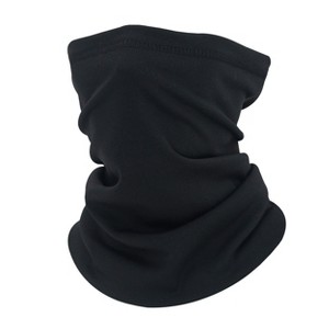 Anna-Kaci Winter Neck Warmer Gaiter Fleece Windproof Face Mask Neck Cover Cold Weather Outdoor Scarf for Men Women - 1 of 4
