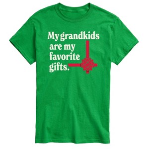 Men's - Instant Message - Grandkids Favorite Gift Short Sleeve Graphic T-Shirt - 1 of 4