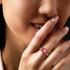 Ross-Simons 4.20 Carat Ruby East-West Ring in 18kt Gold Over Sterling Size 8 - 2 of 4