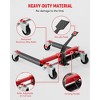 Car Dolly, Hydraulic Jack Set of 2 - 3,000 LBS Capacity, 12" Wheel Vehicle Positioning with Foot Pump for Tire Repair, Cars Moving - 3 of 4