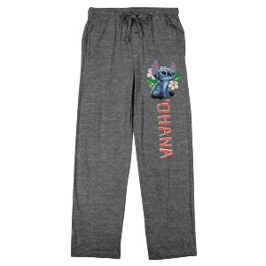 Lilo & Stitch Stitch Ohana Women’s Cradle Pink Sleep Pajama Pants - 1 of 4