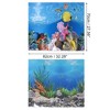 Unique Bargains Aquarium Background Poster Double-sided Aquarium Fish Tank Background Decorative Paper Sticker 1 Pc - 4 of 4