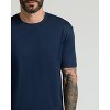 Men's Navy Classic Pima Crew - True Classic - 4 of 4