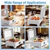 Full Size 9 QT Chafing Dish Buffet Warmer with Touch Screen, Adjustable Temp & Real-Time Display for Catering, Parties, Weddings - 2 of 4