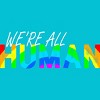 Adult Design By Humans We're All Human Rainbow Pride By JuTrading T-Shirt - 2 of 2