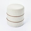 Catalina Mudcloth Round Ottoman - Threshold™ designed with Studio McGee - 3 of 4