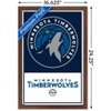 Trends International NBA Minnesota Timberwolves - Logo 21 Framed Wall Poster Prints - 3 of 4