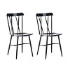 Boraam 5pc Gareth Dining Set Black/Tan - 4 of 4