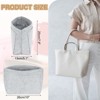 Unique Bargains Felt Multiple Compartments Insert Makeup Handbag Organizer - 2 of 4