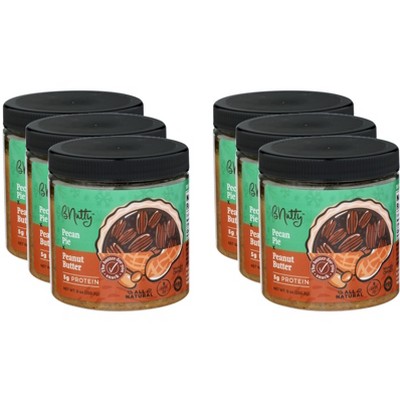 B Nutty Peanut Butter Pecan Pie - Case of 6 - 9 Oz